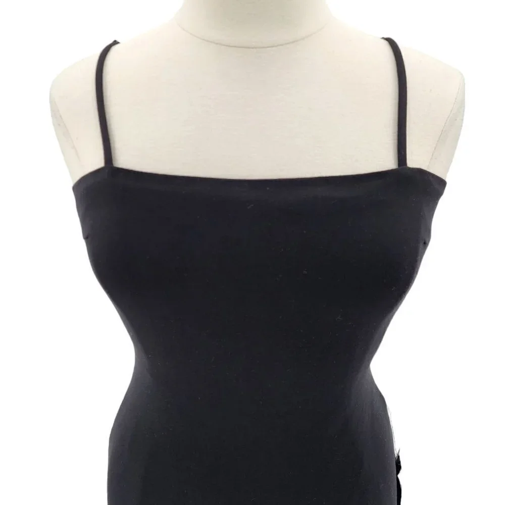 NWT Lulus Fitted Black Sleeveless Cocktail Dress Womens XL